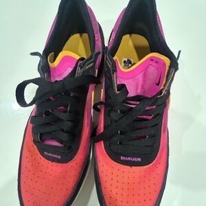 Nike Kids' Vibrant Pink and Yellow Sneakers